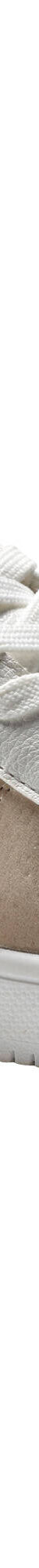 Baskets plateforme à lacets (blanc / beige) Baskets plateforme à lacets (blanc / beige)